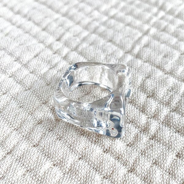 Ice Ice Baby Acrylic Ring