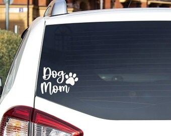 Dog Mom Decal Sticker