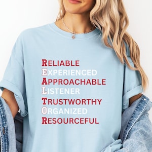 Comfort Colors Real Estate Agent Shirt Realtor Shirt, Real Estate Marketing Photo Shoot Shirt, Escrow Tee