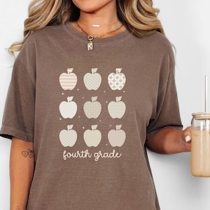 Fourth Grade Teacher, Comfort Colors® Fourth Grade Shirt, Back to School Gift, 4th Grade Teacher Team Shirt, Teacher Appreciation Gift