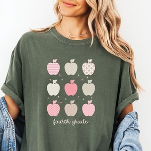 Fourth Grade Teacher, Comfort Colors® Fourth Grade Shirt, Back to School Gift, 4th Grade Teacher Team Shirt, Teacher Appreciation Gift