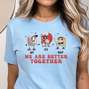 Physical Therapy, Occupational Therapy, Speech Language Pathologist Shirt, PT OT SLP Therapy Crew Shirt, Therapist Shirt pt slp ot Gift