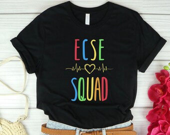 Camisa de regreso a la escuela del maestro, Camisa de regreso a la escuela Maestro, Camisa de maestro de ECSE Regreso a la escuela, Camisa de maestro de ECSE, Regalos de maestro de ECSE