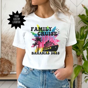 Personalized Family Cruise 2023 Shirt, Custom Family Matching Cruise Tshirts, Family Cruise Shirts, Personalized Cruise tshirts, Family Tees