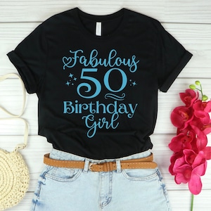Cadeau 50e verjaardag, 50e verjaardag shirt, 50e verjaardag cadeaus voor haar, grappig cadeau 50e verjaardag, verjaardag shirt, 50e verjaardagsfeestje