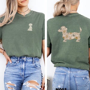 Dachshund Shirt Comfort Colors, Dachshund Gifts, Dachshund Gifts for Her, Doxie Mom, Weiner Dog Gift, Dachshund Mom Gift