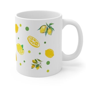Cottagecore Lemon Mug, Cottagecore Gifts, Cottagecore Mug, Cottage core Mug, Cottage core Gifts, Lemon Coffee Mug, Fruit Mug