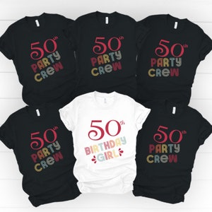 50th Birthday Group Shirts, 50th Birthday Gift, Funny 50th Birthday Gift, Funny Birthday Shirt, 50th Birthday Party, Group Birthday Shirts