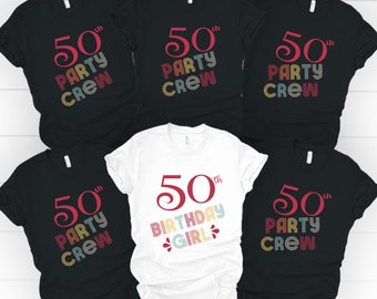 50th Birthday Group Shirts, 50th Birthday Gift, Funny 50th Birthday Gift, Funny Birthday Shirt, 50th Birthday Party, Group Birthday Shirts