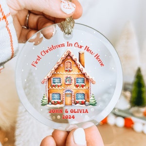 New Home Ornament 2024, First Christmas In Our New Home Ornament, New Home Gift, Housewarming Ornament Gift, Our First Home Ornament