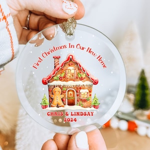 New Home Ornament 2024, First Christmas In Our New Home Ornament, New Home Gift, Housewarming Ornament Gift, Our First Home Ornament