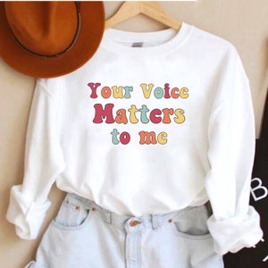 Your Words Matter Shirt, AAC SPED Teacher IncluTshirt, Neurodiversity Bcba Slp OT Teachers Gift,Language Special Education,Words Matters