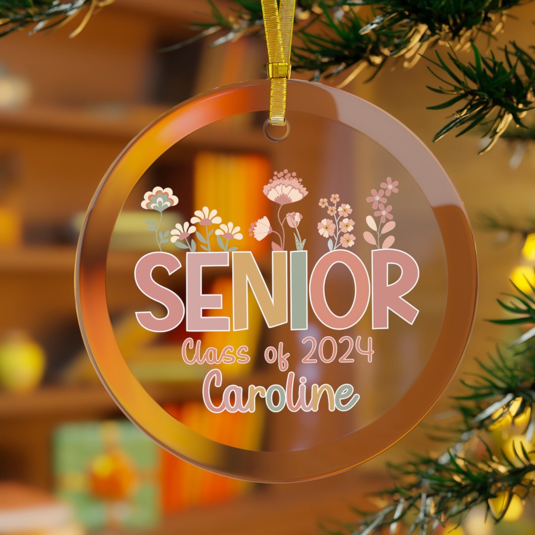 Senior 2024 Ornament, Class of 2024 Gift, Senior 2024 Gift, Graduation Gift, Gift for Graduate