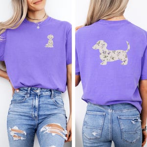 Dachshund Shirt Comfort Colors, Dachshund Gifts, Dachshund Gifts for Her, Doxie Mom, Weiner Dog Gift, Dachshund Mom Gift