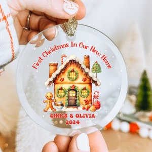 First Christmas In Our New Home Ornament 2024, New Home Ornament, New Home Gift, Housewarming Ornament Gift, Our First Home Ornament