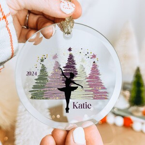Personalized Ballerina Ornament, Gift for Dancer 2023, Ballet Christmas Gift for Girl, Girl Christmas Ornament, Stocking Stuffer, Keepsake