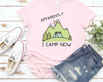 Camisa de camping divertida, camisa de camping, camisa de aventura, camisa de exploración, camiseta de camping, camisa de camper, camisa de senderismo, camisa al aire libre, regalo de camping