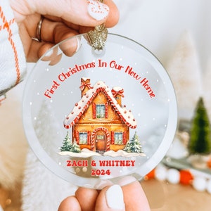 First Christmas In Our New Home Ornament 2024, New Home Ornament, New Home Gift, Housewarming Ornament Gift, Our First Home Ornament
