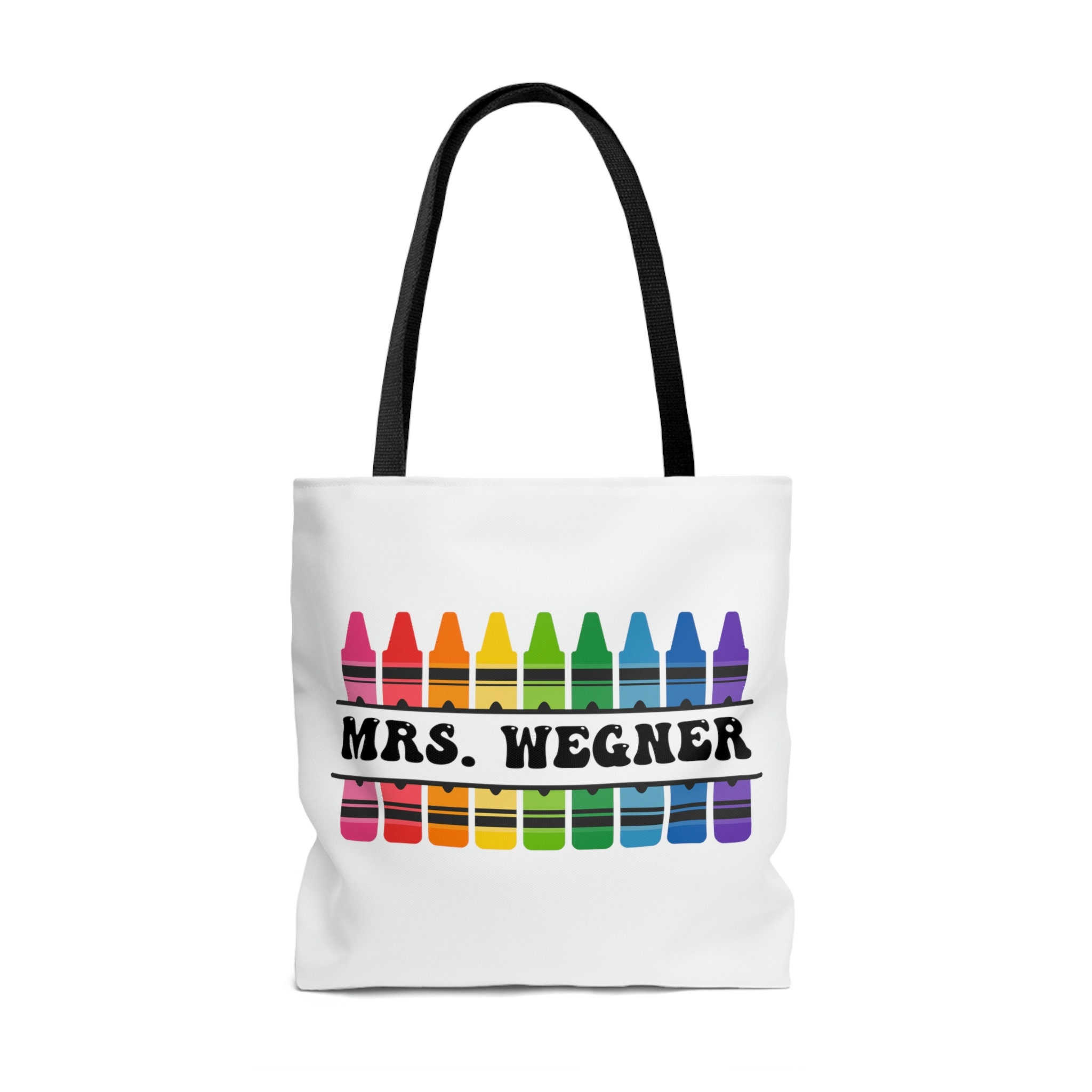 Personalized Teacher Tote Bag Custom Name Bagthank You Gift - Etsy