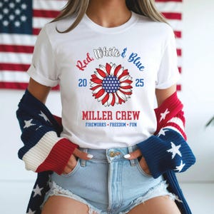 4th of July Shirt, Independence Day Shirt, USA T Shirt, 4th of July Tshirt, Matching Family Shirts, Fourth of July, Firework Red White Blue