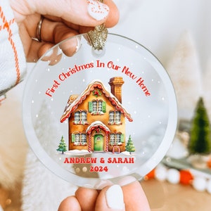 First Christmas In Our New Home Ornament 2024, New Home Ornament, New Home Gift, Housewarming Ornament Gift, Our First Home Ornament