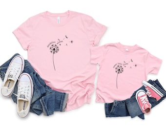 Magliette coordinate per mamma e me, maglietta per mamma e bambino, maglietta per neomamme, mamma e figlia, regalo per la mamma, abiti per bambini, regalo per la festa della mamma