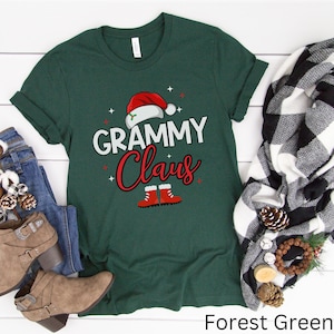 Grammy Shirt, Grammy Claus Tshirt, Gift for Grandma, New Grammy Gift, Grammy Christmas Shirt, Grandma Gift, New Grammy Shirt