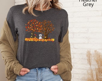 West Highland Terrier Shirt, Westie  T Shirt,  Westie Gifts, Westie T shirt for the Fall, Westie Mom Shirt, West Highland White Terrier