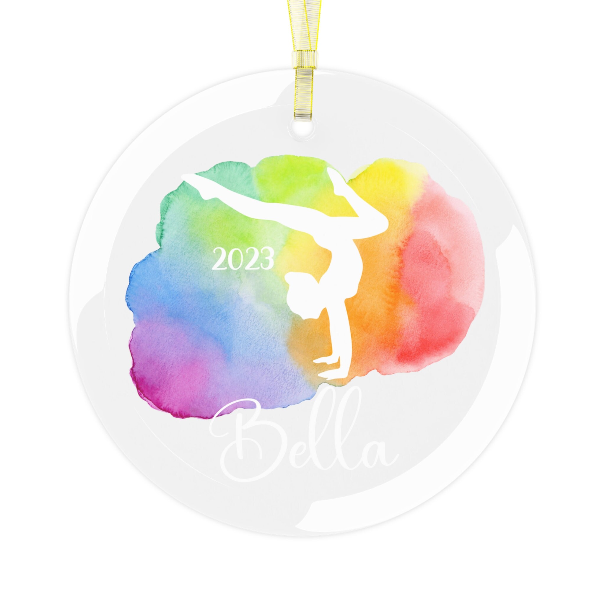 Personalized Gymnastics Ornament 2023 Custom Gymnast Gifts Etsy