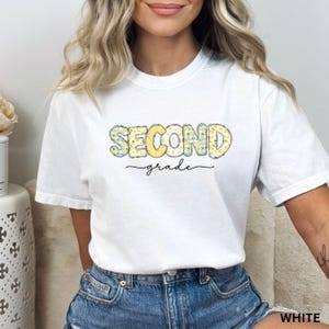 Second Grade Teacher Shirt, Comfort Colors® Second Grade Shirt,Back to School Gift, 2nd Grade Teacher Team Shirt,Teacher Appreciation Gift