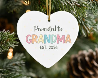 New Grandma Gift, First Time Grandma Gifts, Grandma Gifts from Grandkids, Grandma Ornament, Grandma Gifts Personalized, Unique Gifts