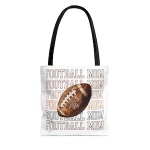 Football Mom Tote Bag, Football Sports Bag, Game Day Tote Bag, Foot Lover Gift, Football Mom Bag