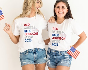 4 juli-shirt, bijpassend familie-T-shirt, aangepaste 4 juli-T-shirts, Independence Day-shirt, 4 juli-kindershirt, gepersonaliseerd familie-T-shirt