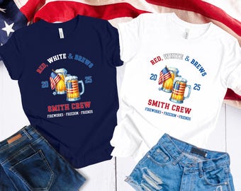 4th of July Shirt, Independence Day Shirt, USA T Shirt, Beer  4th of July Tshirt, Matching Family Shirts, Fourth of July, Red White Blue