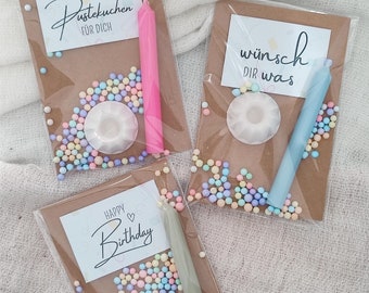 GEBURTSTAG I Minigugelhupf I Geschenk to Go I Kleinigkeit I Wunscherfüller I Pustekuchen