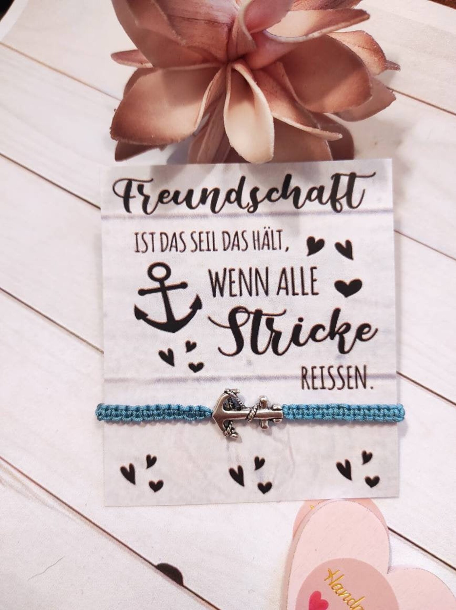 ARMBAND Freundschaft ANKER Makramee Freundschaftsarmband Etsy
