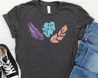 Wildflower Tshirt, Wild Flowers Shirt, Floral Tshirt, Flower Shirt, Gift for Women, Ladies Shirts, Best Friend Gift