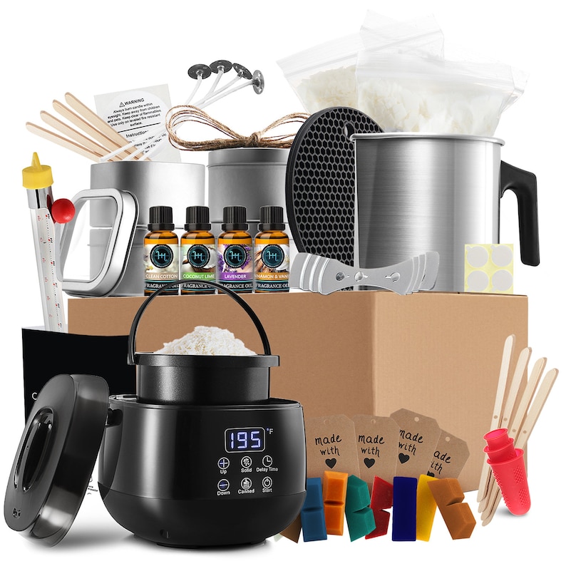 Complete Premium DIY Candle Making Craft Kit gift for seniors