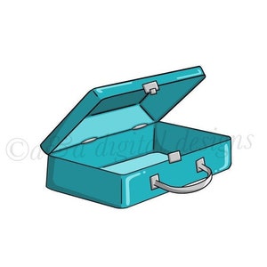 Lege lunchbox-Instant digitale download, PNG, JPG, SVG-bestanden, met de hand getekend, clipart
