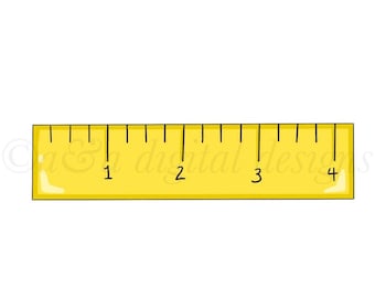 ruler clipart etsy