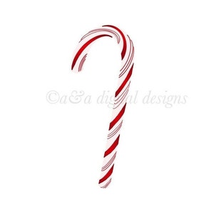 Candy Cane-téléchargement numérique instantané, PNG, JPG, dessinés à la main, clipart, clipart Noël