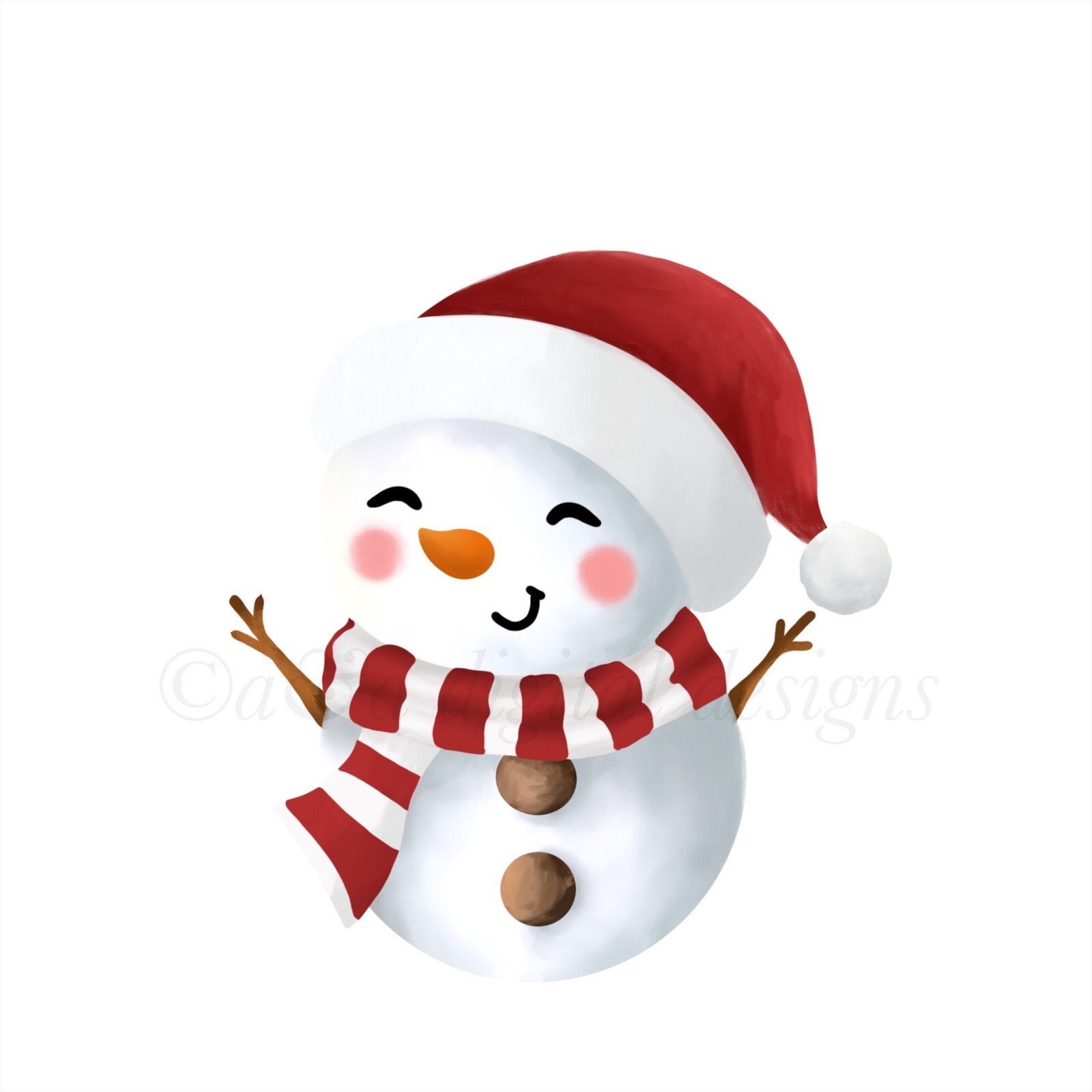 Cute Snowman instant Digital Download Snowman Winter Christmas