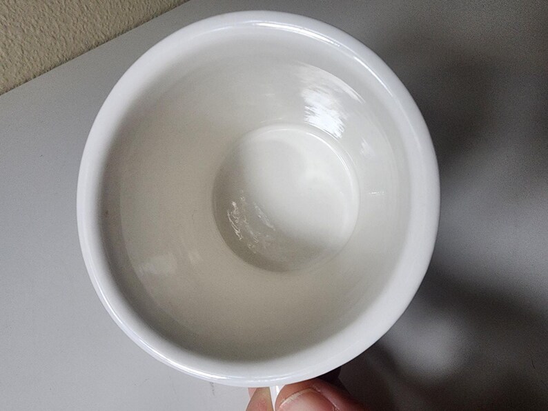 ANTHROPOLOGIE Black White "P" Letter Coffee Tea Mug Cup Bild 3