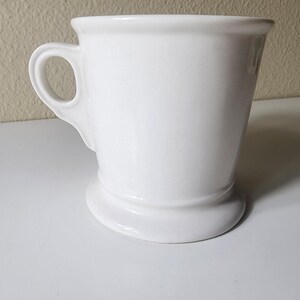 ANTHROPOLOGIE Black White "P" Letter Coffee Tea Mug Cup Bild 2