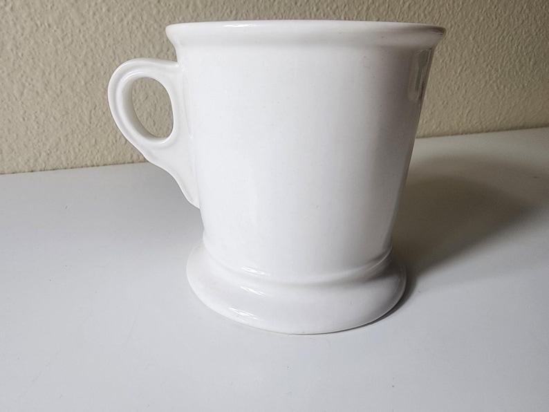 ANTHROPOLOGIE Black White "P" Letter Coffee Tea Mug Cup Bild 2