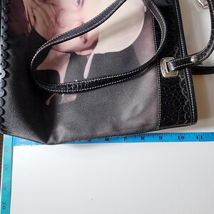 BRIGHTON Vintage COLLECTOR ITEM Black Leather Shoulder Bag image 7