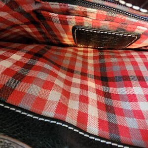 BRIGHTON Vintage COLLECTOR ITEM Black Leather Shoulder Bag image 6