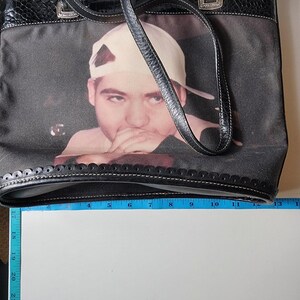 BRIGHTON Vintage COLLECTOR ITEM Black Leather Shoulder Bag image 8