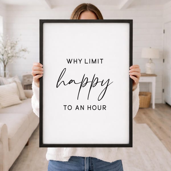 ¿Por qué limitar la hora feliz? Decoración de pared de madera rústica moderna