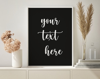 Personalized Wood Sign, Custom Wall Decor, Handcrafted Frame